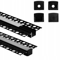 Profil Aluminiowy Podtynkowy do Taśm LED Wpuszczany do Płyt Karton/Gips 2m