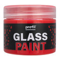 Profil Glass Paint 50 Ml - Czerwona Farba Do Szkła I Porcelany - Do Malowania Talerzy, Kubków, Słoików - Profil
