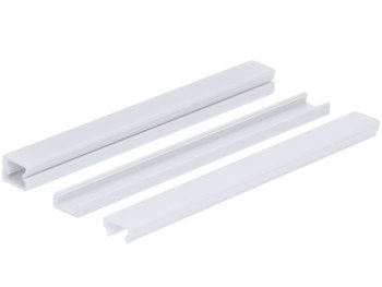 Profil LED PCV Line Slim Extra (16x12 ) biały z osłoną mleczną 2m - Prescot