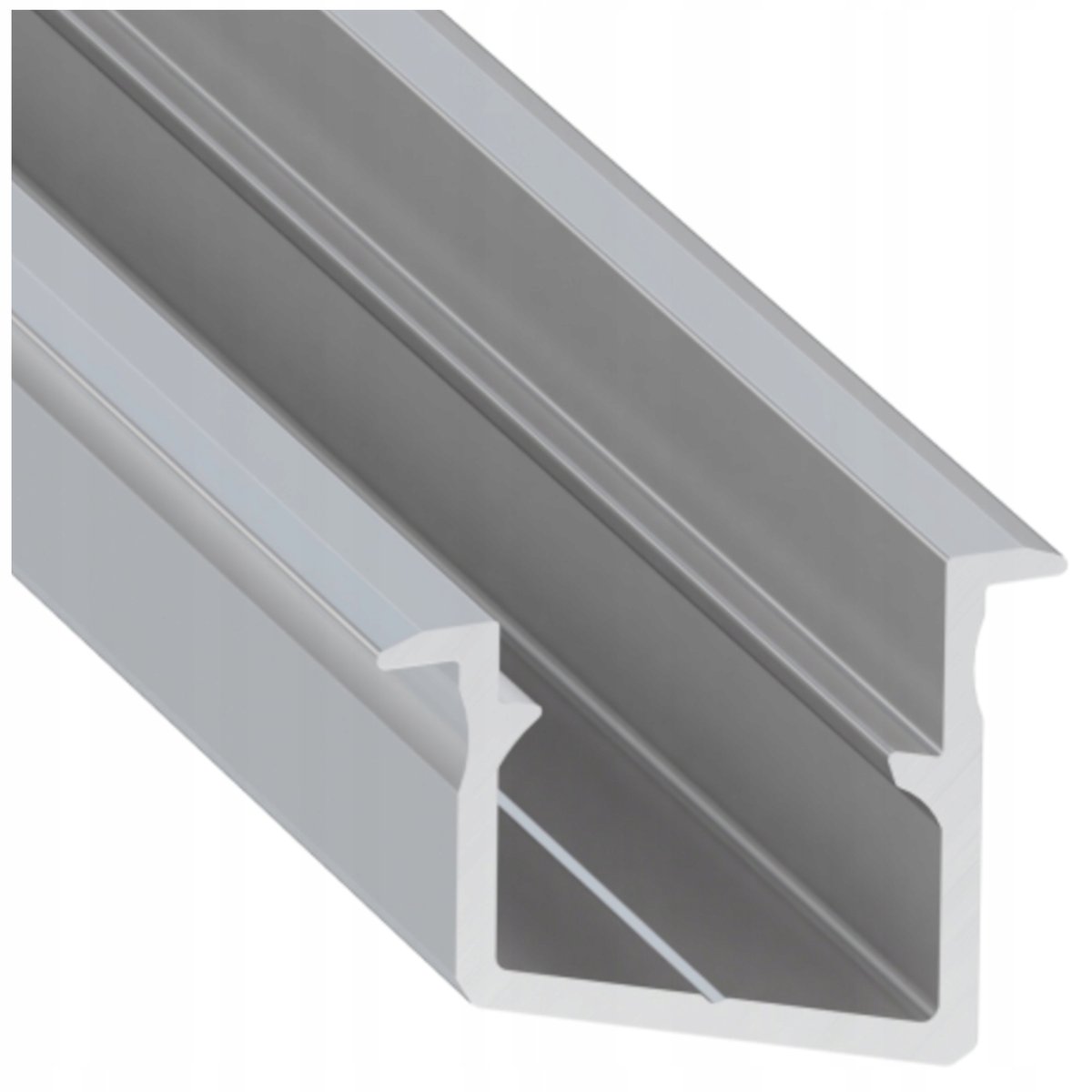 Profil LED Surowy Wpuszczany 1m 100cm Kątowy Typ V Lumines Aluminiowy ...