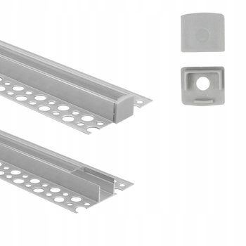 Profil Natynkowy do LED Wpuszczany do Płyt Karton/Gips Linie Świetlne 1m - Ecolight