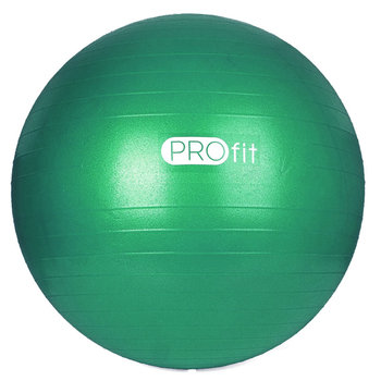 Profit, Piłka gimnastyczna 65 cm zielona z pompką DK 2102 - Profit