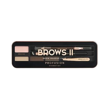 Profusion, Brows II Makeup Case, Wielofunkcyjna paletka do makijażu brwi - Profusion