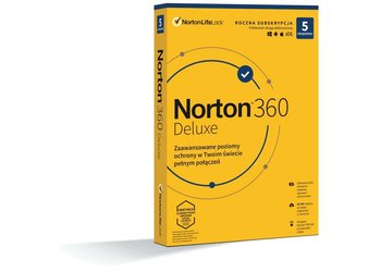 Program antywirusowy Norton 360 Deluxe ESD Licencja na 1 rok dla 5 użytkowników - Norton