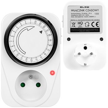 Programator Czasowy Timer Włącznik Wyłącznik 24H - Blow