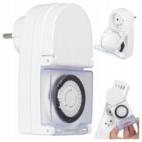 PROGRAMATOR CZASOWY TIMER WYŁĄCZNIK ZEWNĘTRZNY HERMETYCZNY ANALOGOWY VAYOX VAYOX