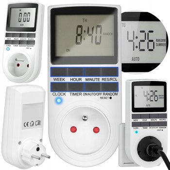 Programator Czasowy Włącznik Wyłącznik Lcd Cyfrowy Harmonogram 7 Dni 10 Ust - inna (Inny)