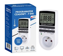 PROGRAMATOR CZASOWY WŁĄCZNIK WYŁĄCZNIK LCD CYFROWY HARMONOGRAM 7 DNI 10 USTAWIEŃ