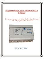 Programmable Logic Controller (PLC) Tutorial - Tubbs Stephen Philip