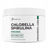Progress Labs Chlorella Spirulina Organic 500 mg, 500 tabl. Progress Labs