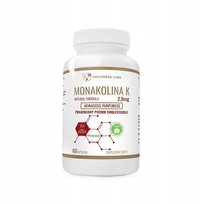 Progress Monakolina K 60 Kaps Czerwony Ryż Cholesterol Wegańska Progress Labs