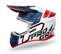 PROGRIP KASK CROSS PG3080 ADVENTURE KOLOR NIEBIESKI BIAŁY CZERWONY ROZM. M (3080-227) ( HOMOLOGACJA ECE 22R06, ZAPIĘCIE DD ) Inna marka