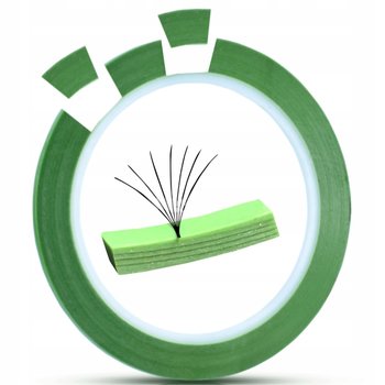 Project Lashes, Fan Maker Cała Rolka Kamyk Do Łatwego Tworzenia Kępek Rzęs Easy Kępki - Project Lashes