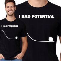 Projekt Hail Mary Koszulka I Had Potential T-Shirt Gosling M P426 Czarna JHK