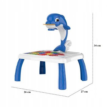 Projektor do rysowania stolik delfin tetris 200-1N - LUXMA