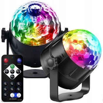 Projektor Dyskotekowy Kula Disco Reflektor Led Rgb + Pilot Rm-Pl-A - LOGIT