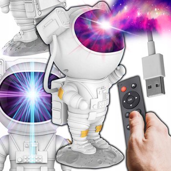 Projektor Gwiazd Astronauta 360 Lampka Nocna Dla Dziecka Rzutnik Pilot - Inny producent