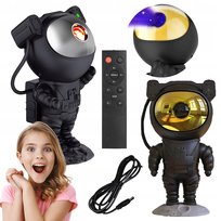 PROJEKTOR GWIAZD ASTRONAUTA Dla Dzieci Lampka Nocna Rzutnik Led Laserowy