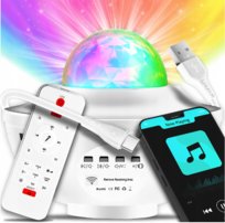 PROJEKTOR GWIAZD Dla Dzieci Rzutnik Nieba Lampka Nocna Głośnik BLUETOOTH