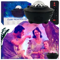 Projektor gwiazd dla dzieci rzutnik nieba lampka nocna głośnik bluetooth
