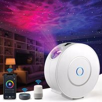 Projektor Gwiazd Lampka Nocna Led Nieba Kosmos Alexa Wifi 16,7M Kolorów