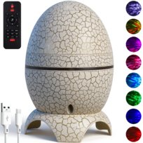Projektor Gwiazd Lampka Nocna Rzutnik Led Jajo Dinozaura Laserowy Głośnik