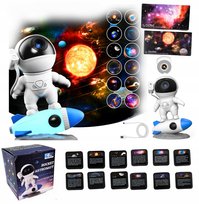 Projektor GWIAZD LED USB PLANETARIUM 13x Dysk Planety 4K FHD LAMPKA NOCNA