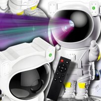 Projektor Gwiazd Nieba Led Lampka Nocna Astronauta