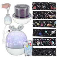 Projektor Gwiazd Rzutnik Nieba Gwiazd Dla Dzieci Lampka Nocna Led Obrotowa