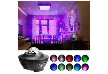 PROJEKTOR GWIAZD RZUTNIK NIEBA LED Z GŁOŚNIKIEM BLUETOOTH + PILOT - Inny producent