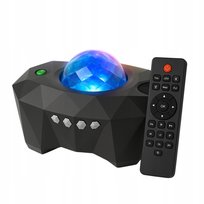 Projektor Gwiazd Zorza Polarna Księżyc Lampka Nocna Rzutnik Kosmos Pilot BT