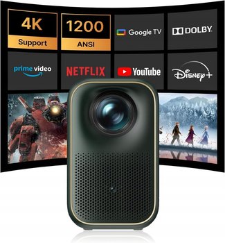 Projektor laserowy LED 1080P Formovie Xming Page One, Google TV, Netflix - Inny producent