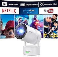 Projektor, mini projektor z baterią, Wi-Fi i Bluetooth