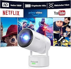 Projektor, mini projektor z baterią, Wi-Fi i Bluetooth - Inny producent