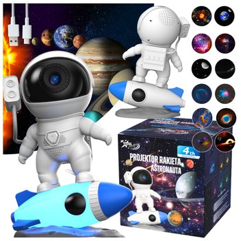 Projektor Planet Lampka Nocna Led Planetarium Gwiazd Rzutnik Niebo 13X Film , Rakieta ,Astronauta,  Projektor Gwiazd - Buypro