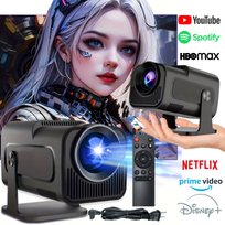 Projektor Przenośny Mini Smart Kino Domowe Android Wifi 4K Obrotowy