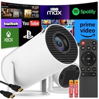 Projektor Rzutnik Android Smart TV Wifi Mini 4k Przenośny Bluetooth 130 Cali