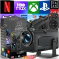PROJEKTOR RZUTNIK ANDROID TV WIFI FULL HD PRZENOŚNY SMART GŁOŚNIK OBROTOWY - Heelly