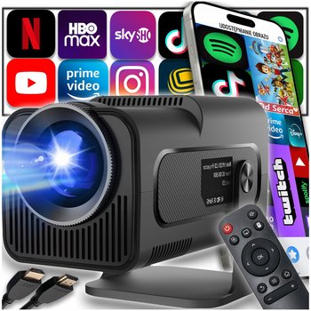 PROJEKTOR RZUTNIK FILMOWY ANDROID 11 TV WIFI BLUETOOTH PRZENOŚNY 300 ANSI - Inny producent