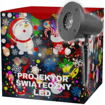 PROJEKTOR ŚWIĄTECZNY LED NA ZEWNĄTRZ BAŁWANEK LED PROJEKTOR KOLOROWY - doUp.