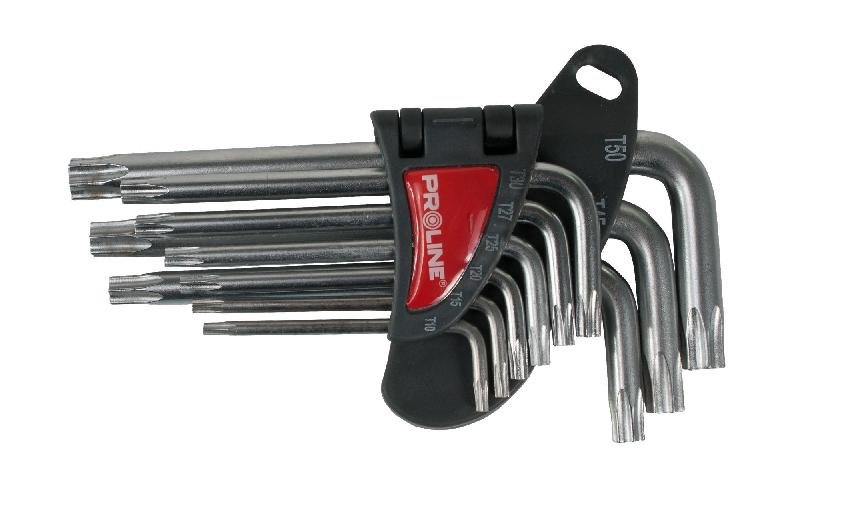 PROLINE, Klucze Torx kpl. szt.9 T10-T50 Cv , 48339