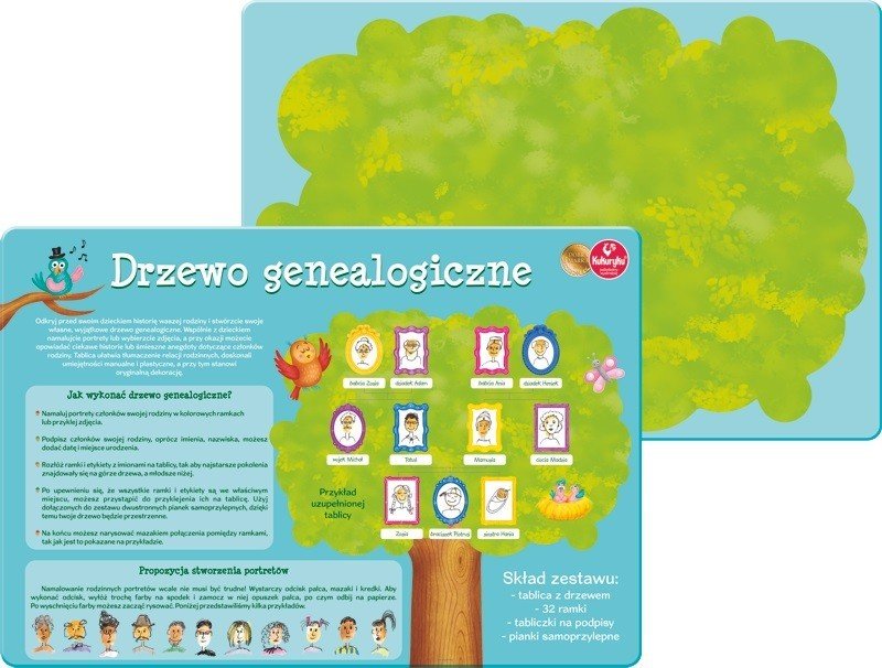 Promatek, zabawka kreatywna Drzewo genealogiczne