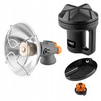 Promiennik gazowy turystyczny nagrzewnica na kartusz NEO TOOLS 90-134