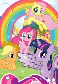 PROMO Karnet złoty Hasbro MLP p5 VERTE cena za 1 sztukę - My Little Pony