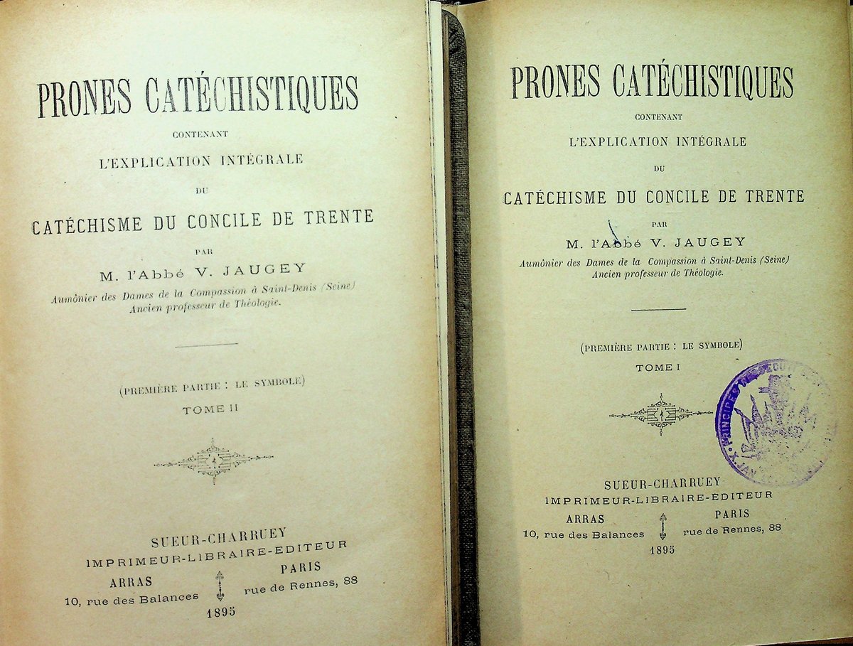 Prones catechistiques contenant l'explication integrale du catechisme ...