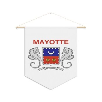 Proporczyk flaga Majotty do powieszenia na płótnie o wymiarach 30x45cm - Inny producent (majster PL)