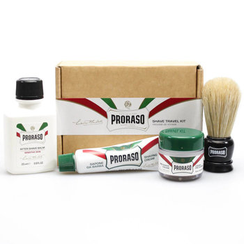 Proraso Shave Travel Kit, Podróżny zestaw do golenia dla mężczyzn - Proraso