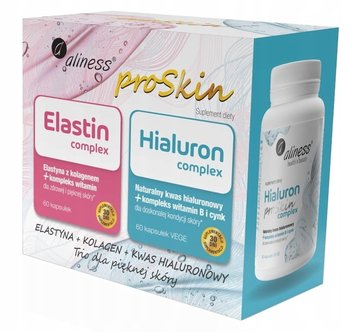 ProSkin Elastin Complex + Hialuron Complex suplement 2 x 60 caps || Aliness - Inna marka