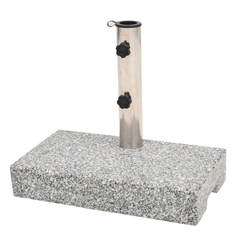 Prostokątna Podstawa pod parasol VIDAXL, granitowa, 25 kg