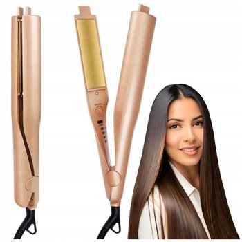 PROSTOWNICA 2w1 LOKÓWKA DO WŁOSÓW CERAMICZNA FALE LEKKA Kręci FALOWNICA - inna (Inny)